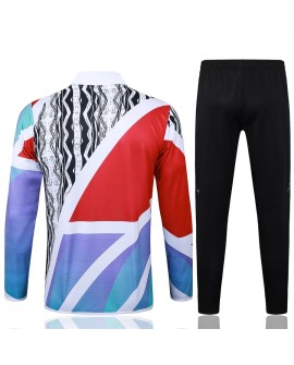 Veste d'entraînement Arsenal 2425 - Jet d'encre rouge, blanc et vert
