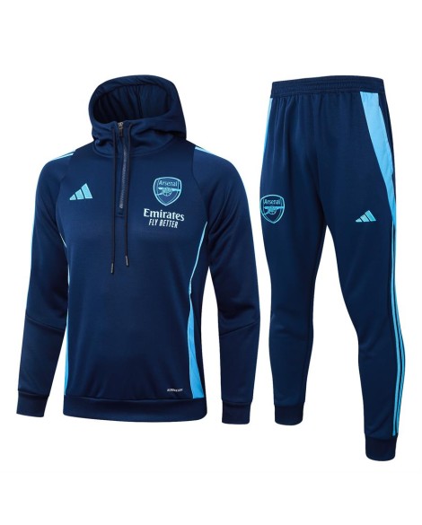 Maillot d'entraînement à capuche Arsenal 2425 - Bleu royal