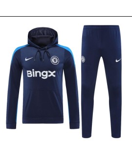 Maillot d'entraînement à capuche Chelsea 2425-bleu royal
