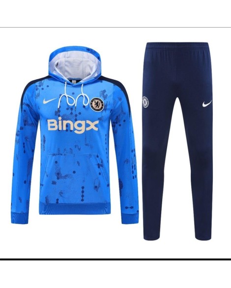 Maillot d'entraînement à capuche Chelsea 2425-couleur bleu