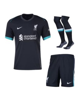 Maillot De Football Extérieur Liverpool 2024/25 (Maillot + Short + Chaussettes)