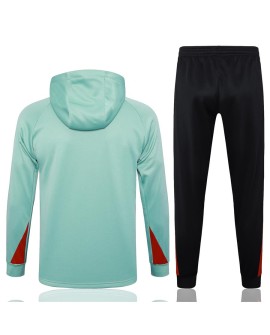 Maillot d'entraînement à capuche Liverpool - Vert