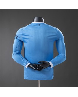 Maillot domicile Manchester City 25/26 à manches longues – Version authentique