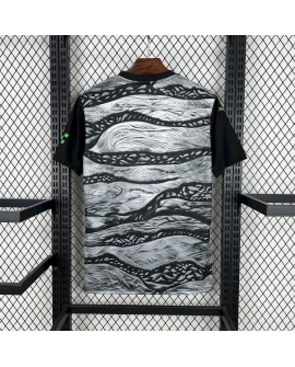 Maillot Manchester City 2025/26 version conceptuelle noir et gris