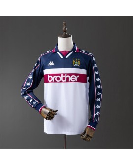 Maillot vintage manches longues extérieur Manchester City saison 97/98