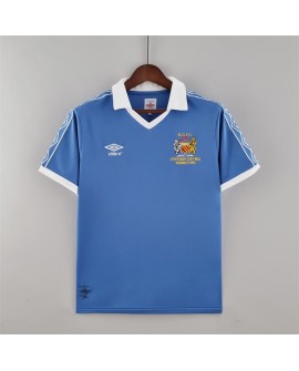 Maillot vintage domicile Manchester City saison 81/82