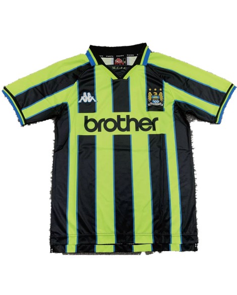 Maillot de football rétro 1998/99 Manchester City extérieur Maillot de football rétro 1998/99 Manchester City extérieur