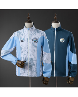 Manchester City Veste/coupe-vent réversible Anthem 2026 x Kidsuper, toutes saisons
