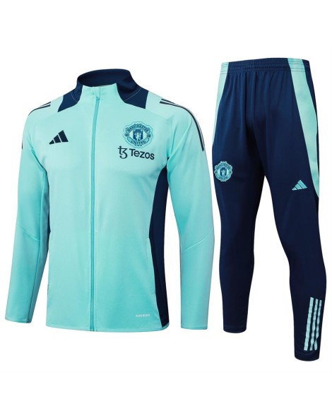Veste d'entraînement Manchester United 2425 - Vert clair