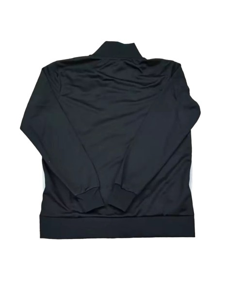 Veste d'entraînement rétro Manchester United 1990 - Noir et Blanc