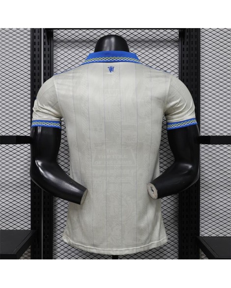 Manchester United Maillot blanc rétro 2025/26 - Player Manchester United Maillot blanc rétro 2025/26 - Player