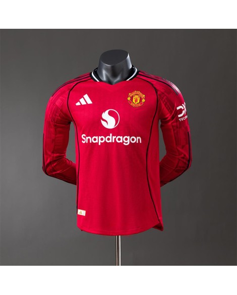 Maillot domicile manches longues Manchester United 25/26 - Player