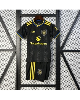 Maillot third Manchester United 2025/26 (Maillot + Short) - Enfant