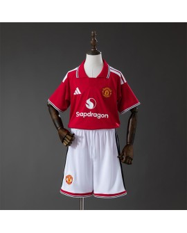 Manchester United Ensemble domicile saison 26/27 (maillot + short) - Enfant