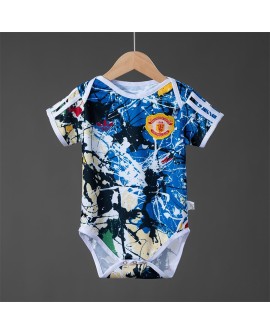 Manchester United Maillot Original Stone Rose Saison 25/26 - Bébé