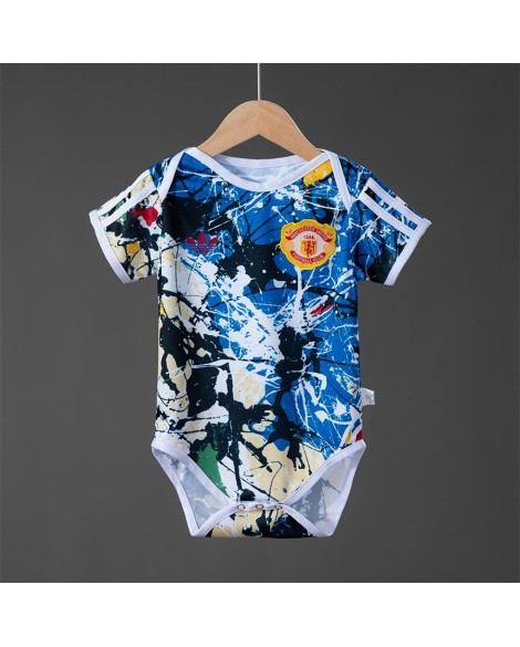 Manchester United Maillot Original Stone Rose Saison 25/26 - Bébé