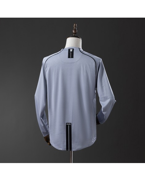 Maillot gardien rétro Manchester United 2007 - gris manches longues