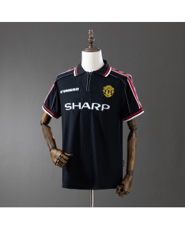 Maillot rétro noir Manchester United 98/99