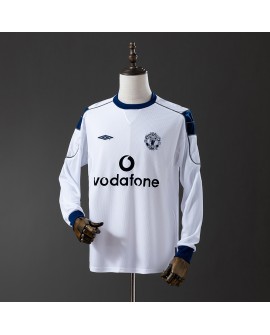 Maillot extérieur rétro Manchester United 00/01 manches longues