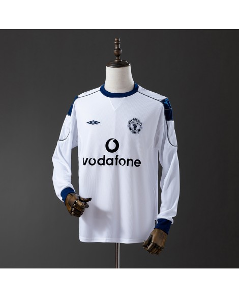 Maillot extérieur rétro Manchester United 00/01 manches longues