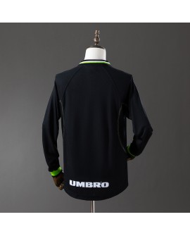 Maillot second extérieur rétro Manchester United 98/99 Ligue des champions manches longues