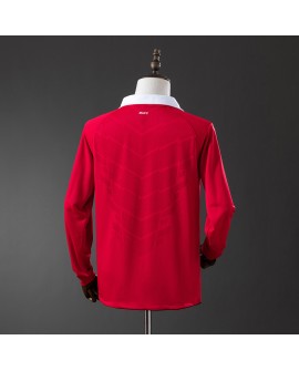 Maillot vintage manches longues domicile Manchester United 2010/2011