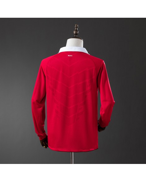 Maillot vintage manches longues domicile Manchester United 2010/2011