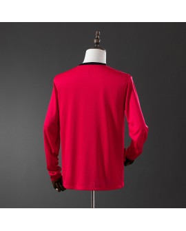 Maillot domicile rétro Manchester United 2010 manches longues