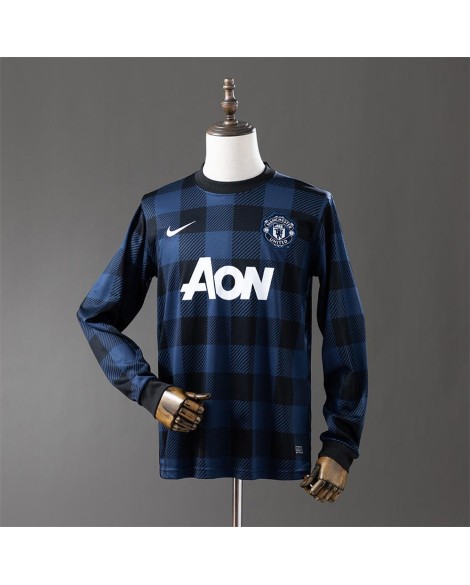 Maillot rétro Manchester United 13/14 noir manches longues