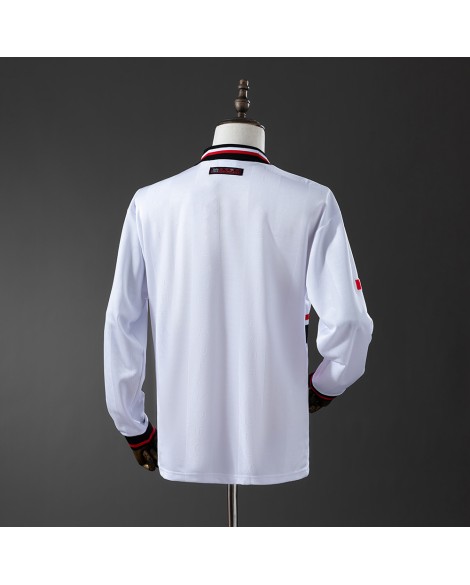Maillot rétro extérieur Manchester United 1998/99 manches longues