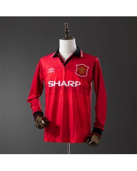 Maillot domicile rétro Manchester United 94/96 manches longues