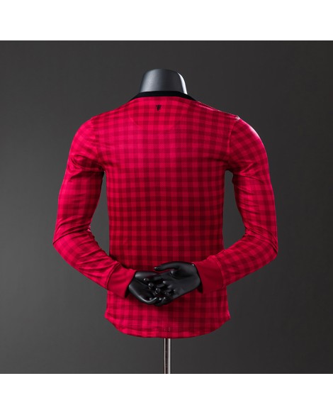 Maillot rétro domicile manches longues Manchester United 12/13 - Player