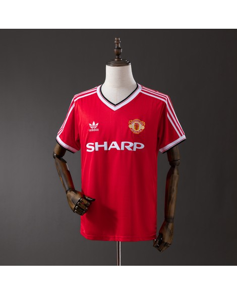 Maillot rétro domicile Manchester United 83/84