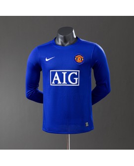 Maillot rétro third Manchester United 08/09 manches longues - Player