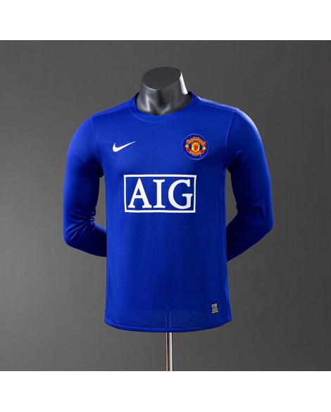 Maillot rétro third Manchester United 08/09 manches longues - Player
