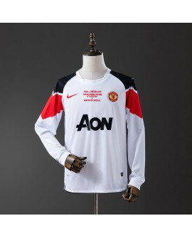Maillot extérieur rétro manches longues Manchester United 10/11