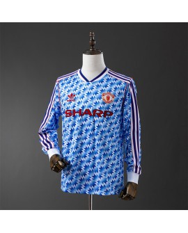 Maillot vintage manches longues extérieur Manchester United 1990/1992