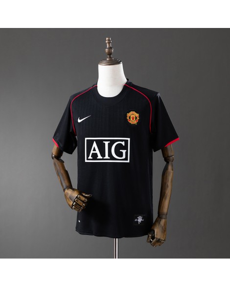 Maillot rétro noir Manchester United 07/08