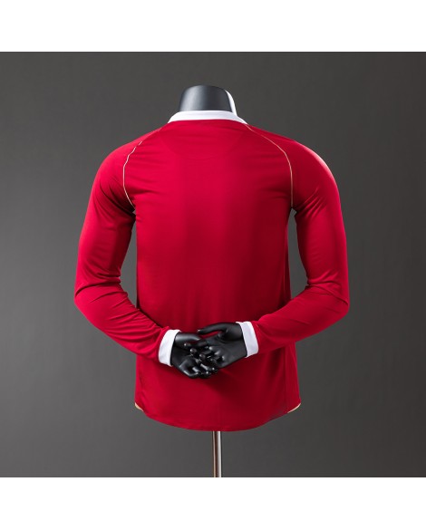 Maillot rétro domicile manches longues Manchester United 06/07 - Player
