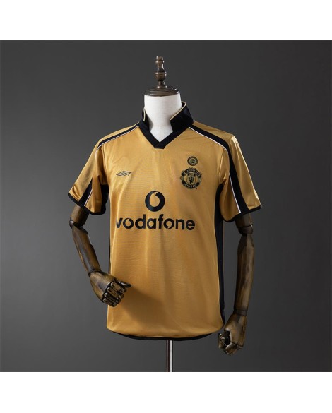 Maillot rétro centenaire Manchester United saison 01/02