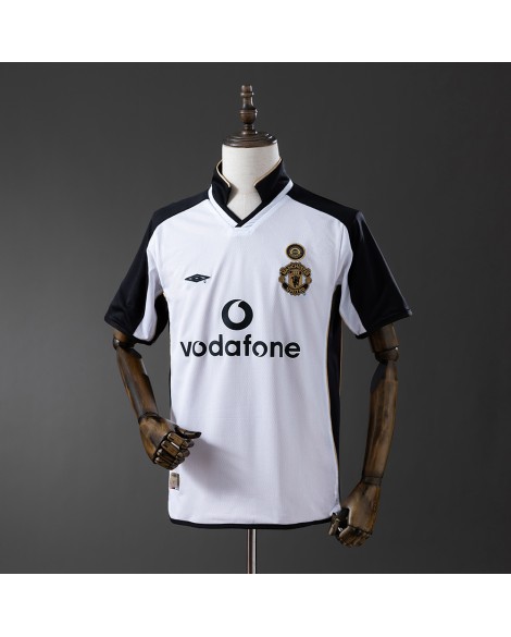 Maillot rétro centenaire Manchester United saison 01/02