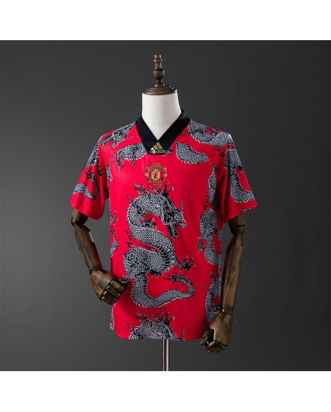 Maillot retro Manchester United 2019/20 édition spéciale Dragon Chinois