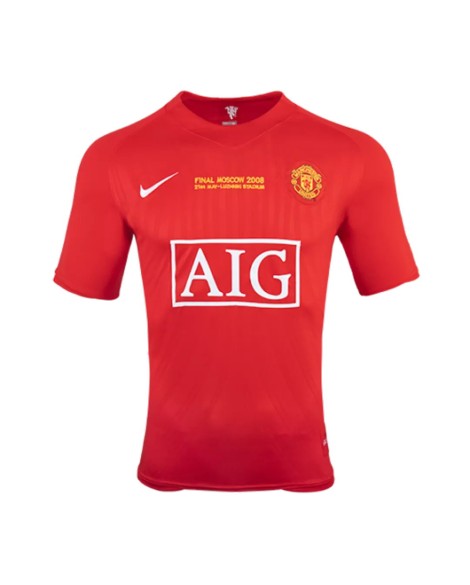 Maillot Manchester United 2007/08 Domicile Champion League