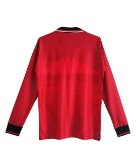 Manchester United Home Jersey Retro 1994/96 By - Long Sleeve
