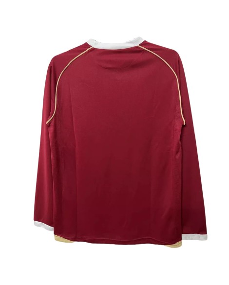 Manchester United Maillot Domicile Rétro 2006/07 Par - Manches Longues