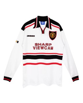 Maillot Manchester United 1998/99 Extérieur Rétro - Manches Longues