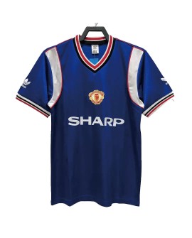 Maillot de football rétro 1985 Manchester United à l'extérieur