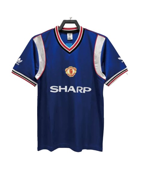 Maillot de football rétro 1985 Manchester United à l'extérieur Maillot de football rétro 1985 Manchester United à l'extérieur