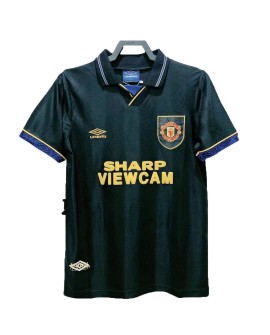Maillot de football rétro Manchester United 1993/94 à l'extérieur