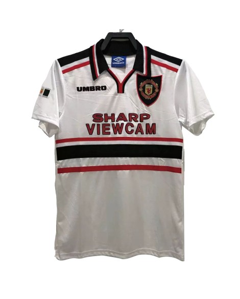 Maillot de football rétro 1998 Manchester United à l'extérieur Maillot de football rétro 1998 Manchester United à l'extérieur